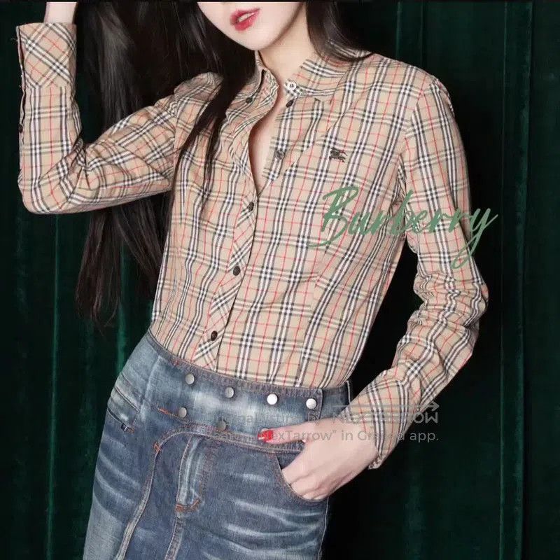 Burberry Burberry Women's Long Sleeve Casual Shirt. Size M / US 6-8 / IT 42-44 - 9 Thumbnail