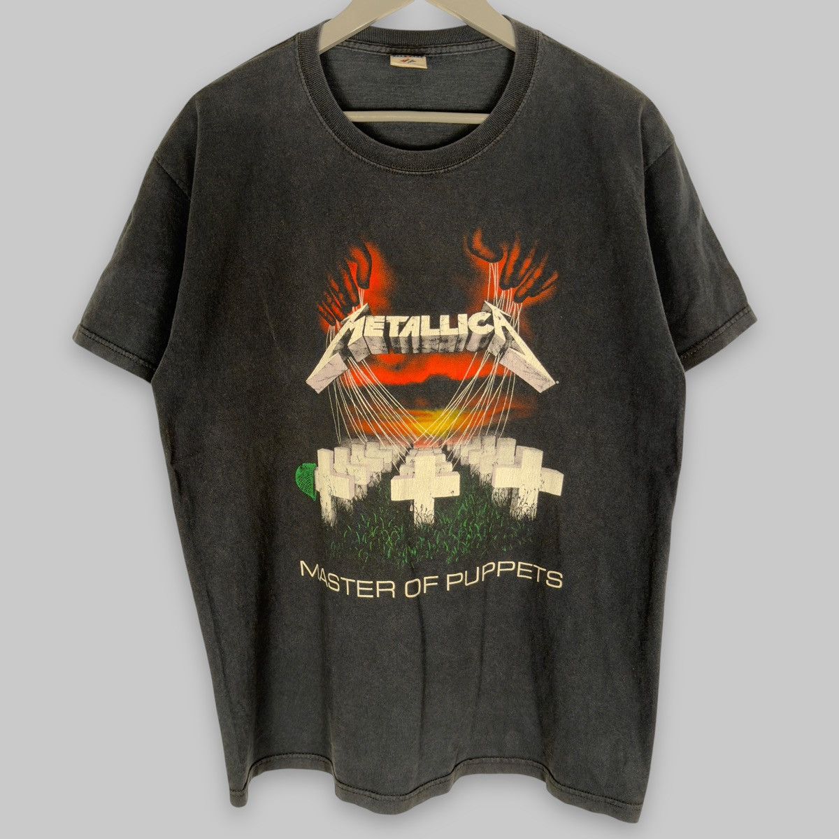 Band Tees Vintage Metallica Master Of Puppets Rock Jerzees T Shirt Size US L / EU 52-54 / 3 - 1 Thumbnail