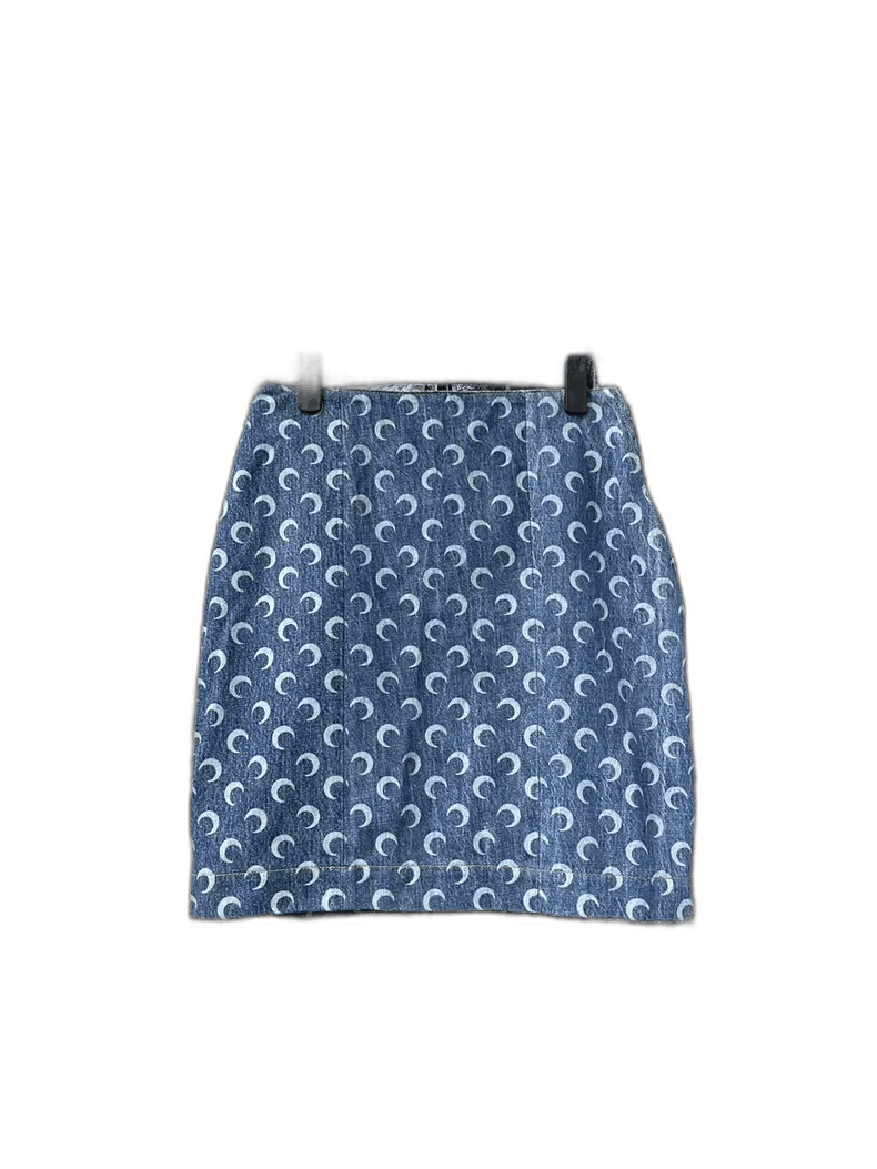 Marine Serre Marine Serre Moon Denim Skirt-yf Size US 27 - 1 Thumbnail