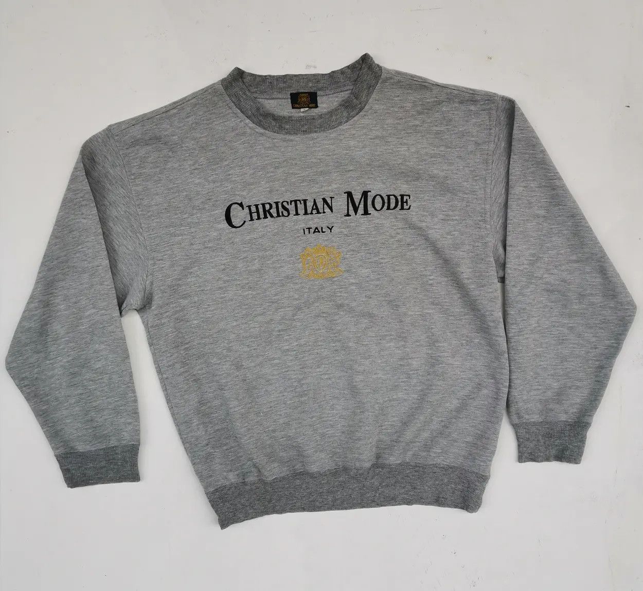 Other Christian Mode Italy Big Logo Sweatshirt Size US L / EU 52-54 / 3 - 1 Thumbnail