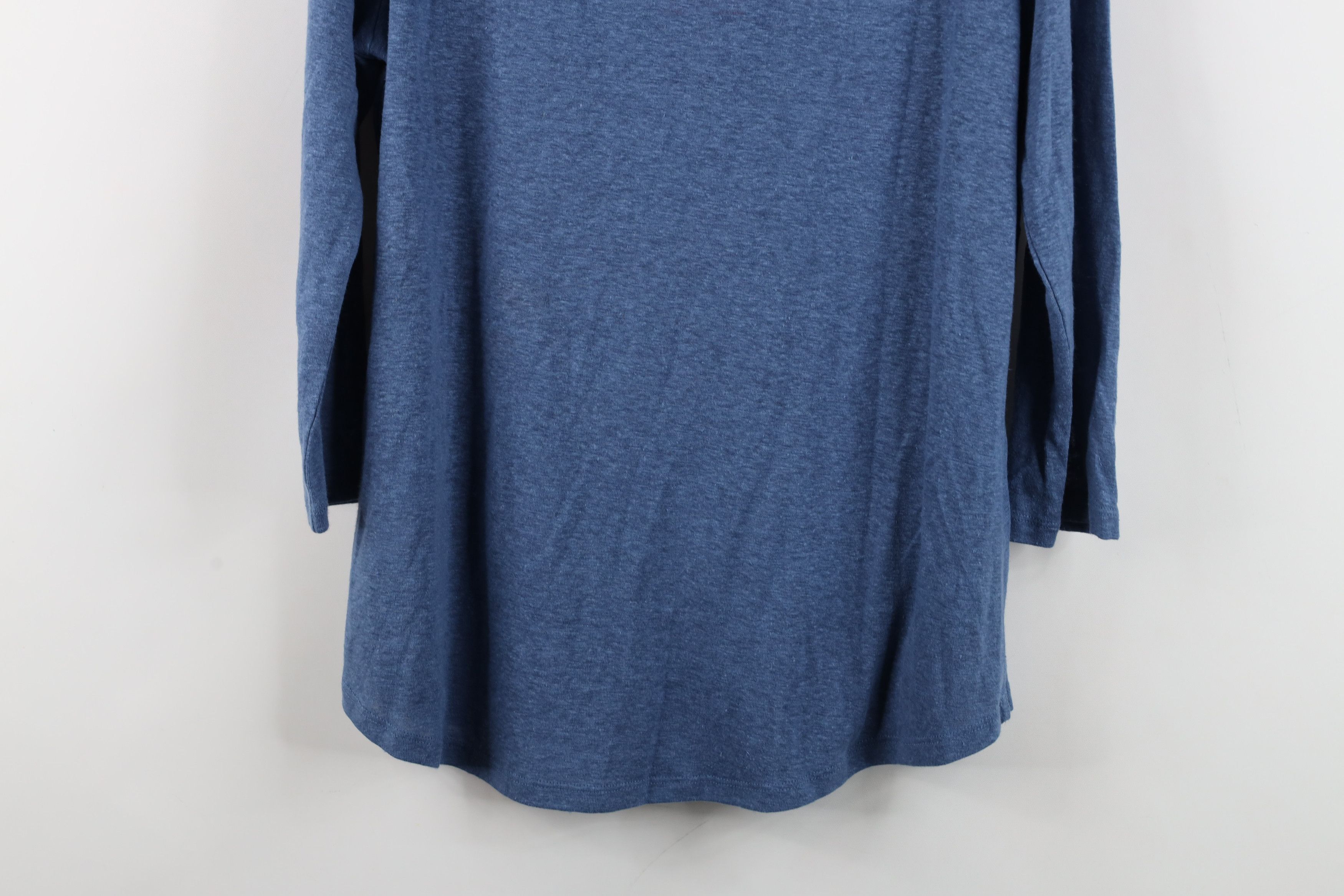 Orvis New Orvis Blend Knit 3/4 Sleeve V-Neck T-Shirt Heather Blue Size M / US 6-8 / IT 42-44 - 14 Thumbnail