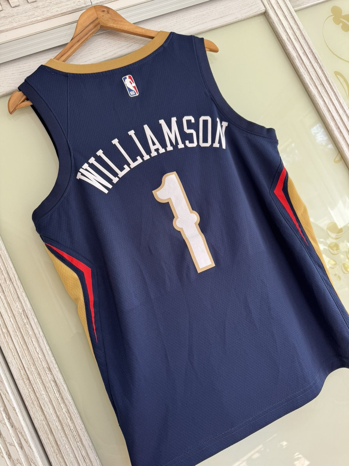 NBA × Nike Zion Williamson #1 New Orleans Pelicans Basketball NBA Jersey Size US L / EU 52-54 / 3 - 6 Thumbnail