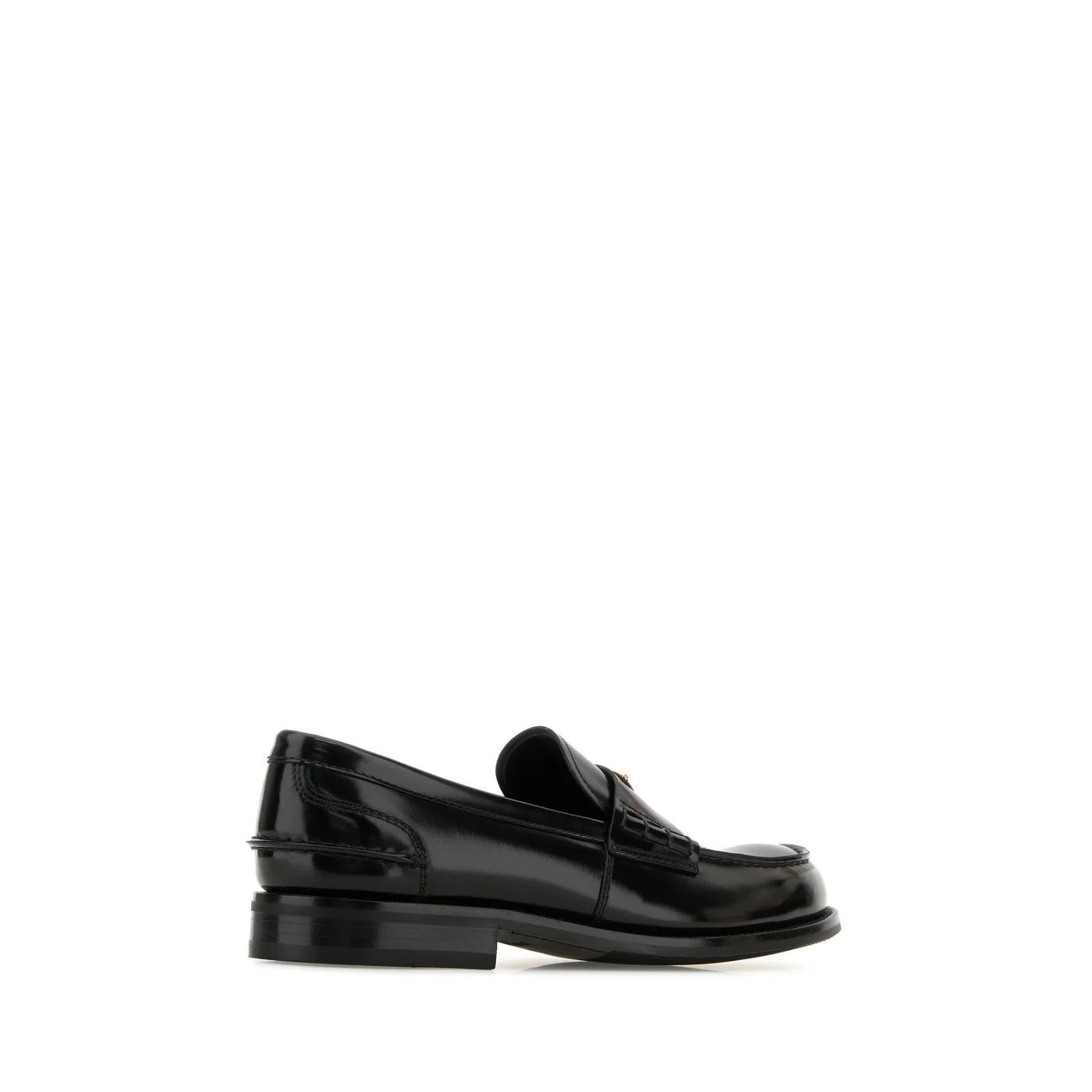 Prada PRADA Black Leather Loafers New And Authentic (Men's size:7; Size US 7 / EU 40 - 3 Thumbnail
