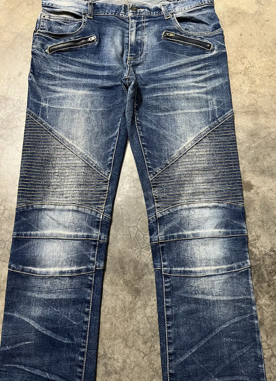 In The Attic In the attic stretchable biker pant like balmain distressed Size US 31 - 2 Thumbnail