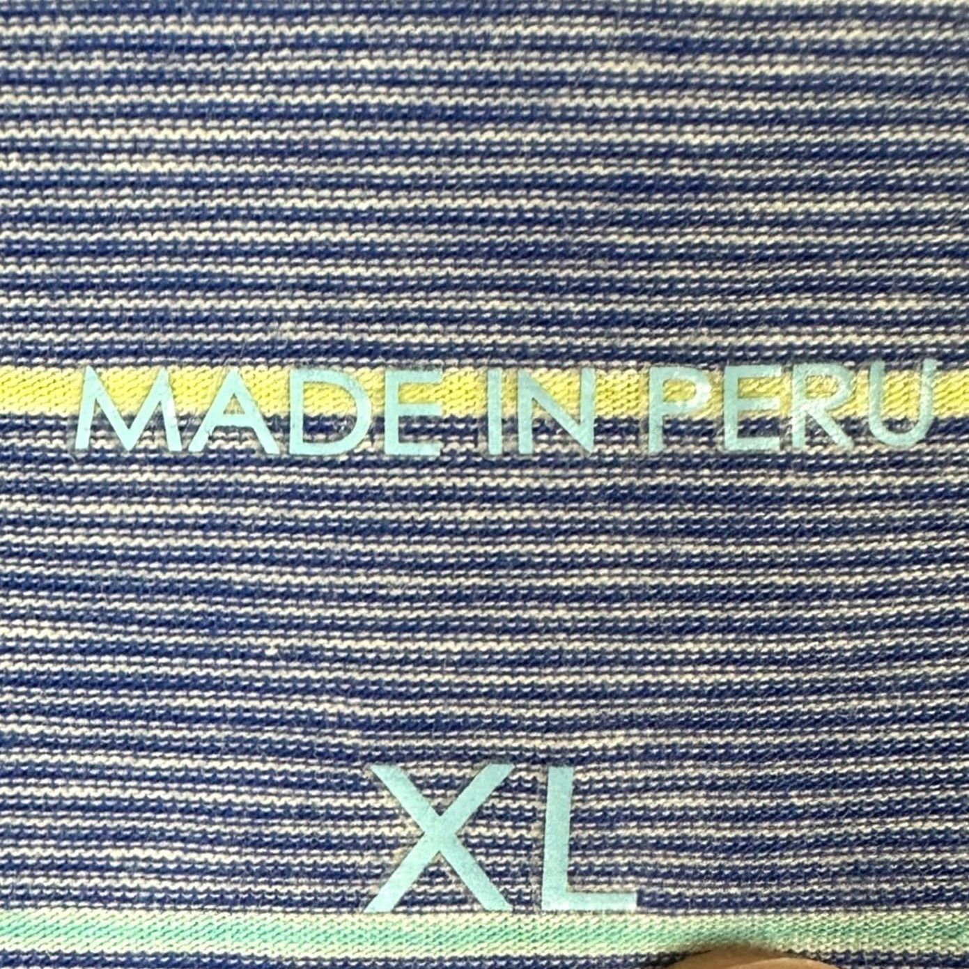 Vintage B. Draddy USA Polo Shirt Golf XL Blue Striped Rugby Logo Shirt Men XS? Wait, proceed. Size US XL / EU 56 / 4 - 5 Thumbnail