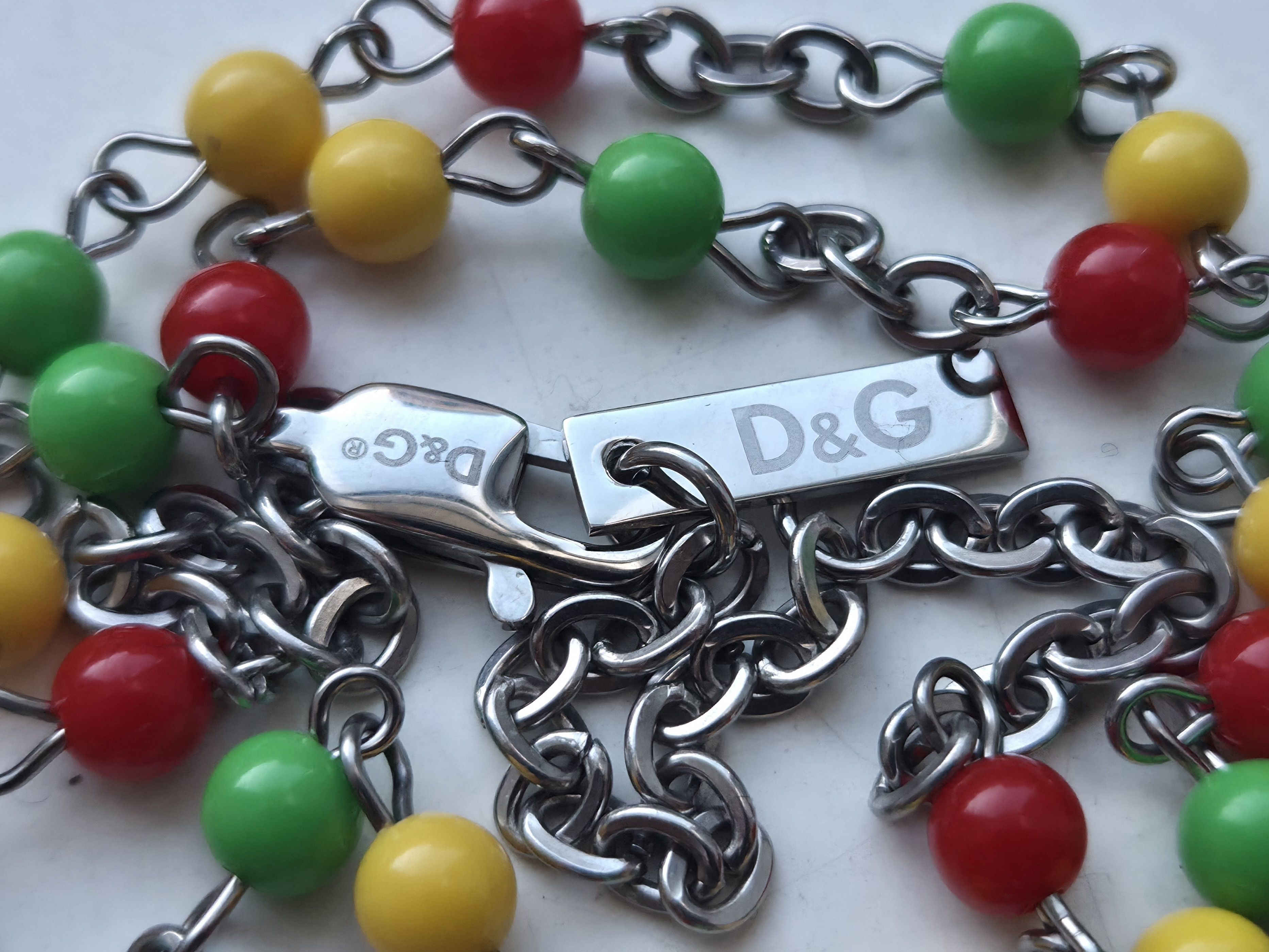 Dolce & Gabbana Dolce & Gabbana Rasta rosary cross necklace Size ONE SIZE - 5 Thumbnail