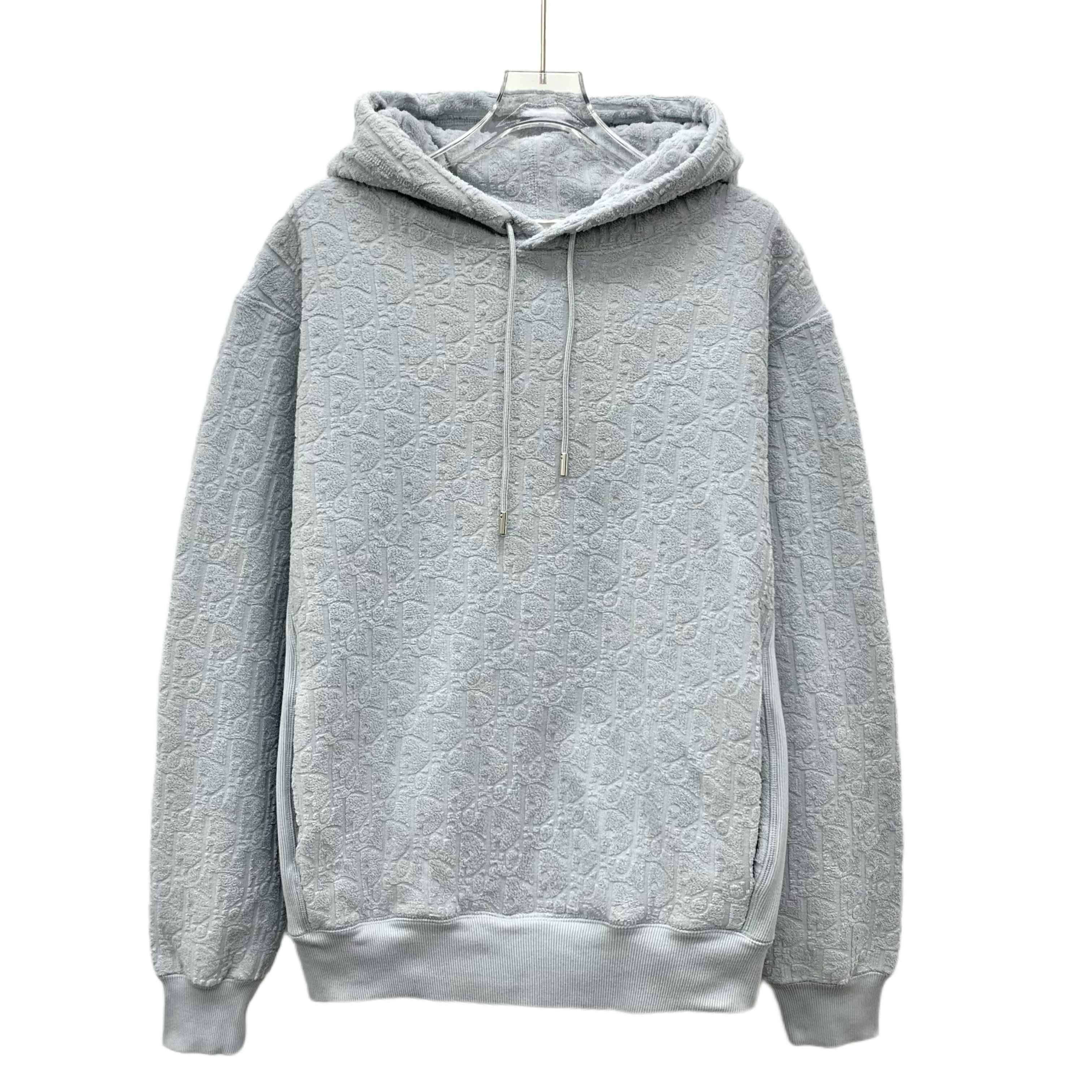 Dior Dior Logo Hoodie Light Blue (M) Size US M / EU 48-50 / 2 - 1 Thumbnail