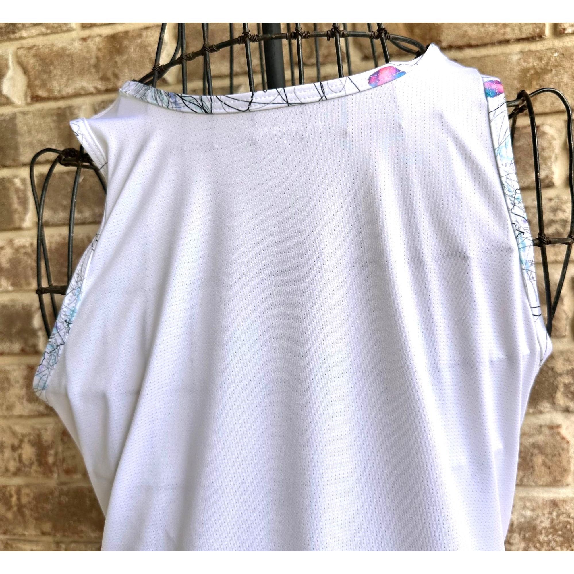 Other Bosofibella Tennis Top Large White Sleeveless Pickleball Size L / US 10 / IT 46 - 7 Thumbnail