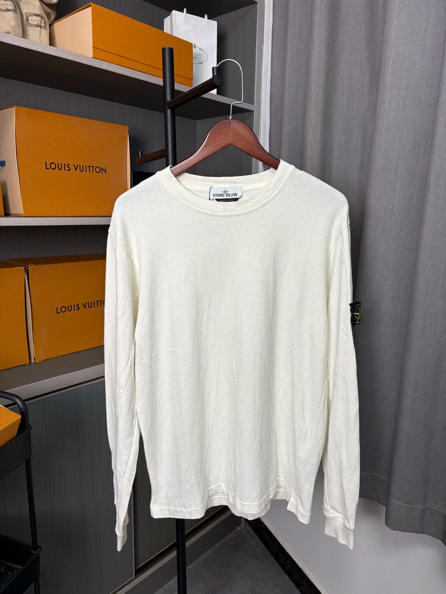 Stone Island Stone Island White T-Shirt L Men Size US L / EU 52-54 / 3 - 1 Thumbnail