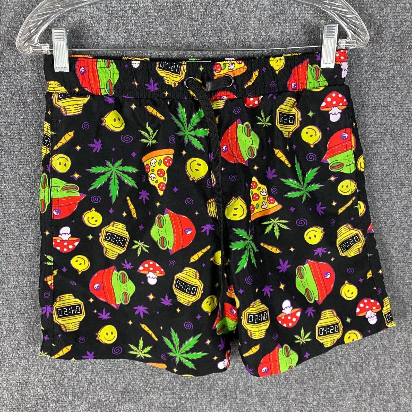 Other Kronic Swim Shorts Men's Medium 100% Polyester Stretch M Size US 33 - 1 Thumbnail