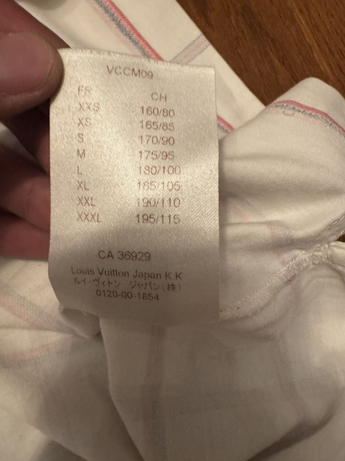 Louis Vuitton LV White Simple Plaid Tee - Kim Jones era Size US M / EU 48-50 / 2 - 8 Thumbnail