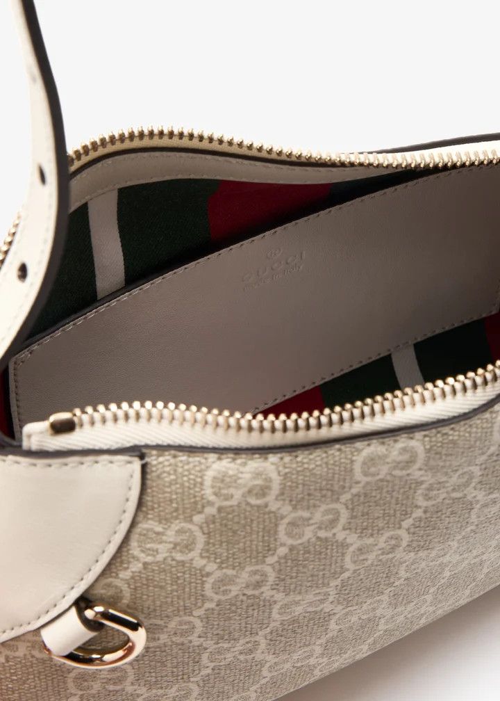 Gucci o1la5ras0526 Size: OS / GG Emblem Small Shoulder Bag Beige Size ONE SIZE - 4 Thumbnail