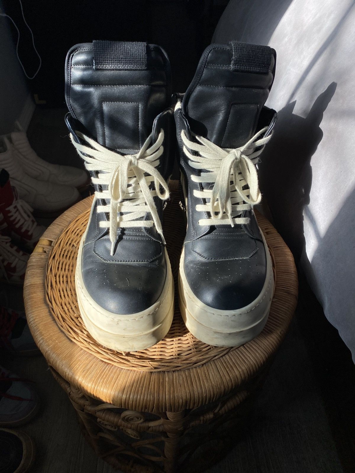 Rick Owens Rick Owens Runway Mega Bumper Geobasket Size US 6 / EU 39 - 2 Thumbnail