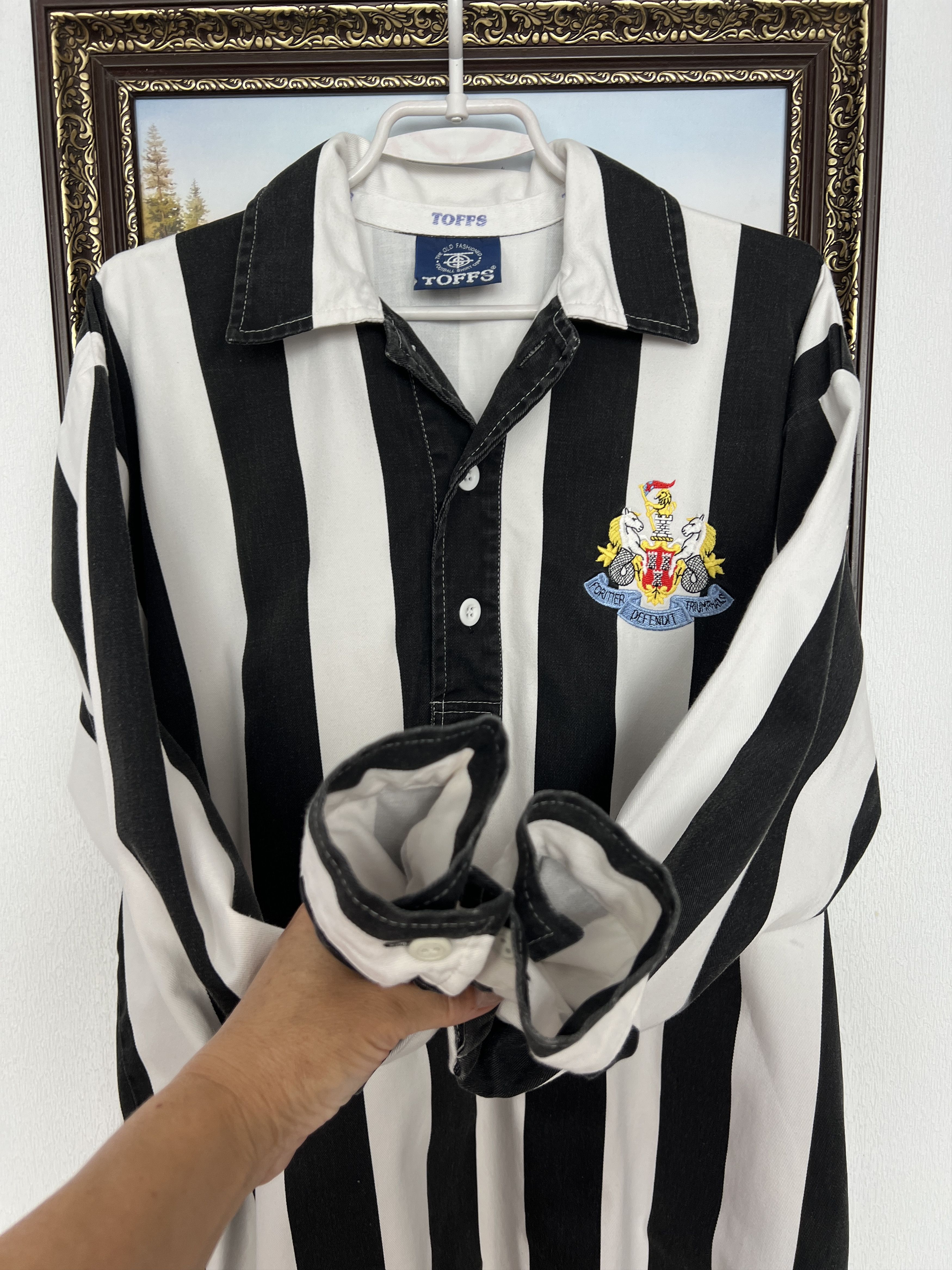 Toffs Vintage Newcastle United 1958 Football Toffs Retro Shirt Size US L / EU 52-54 / 3 - 5 Thumbnail