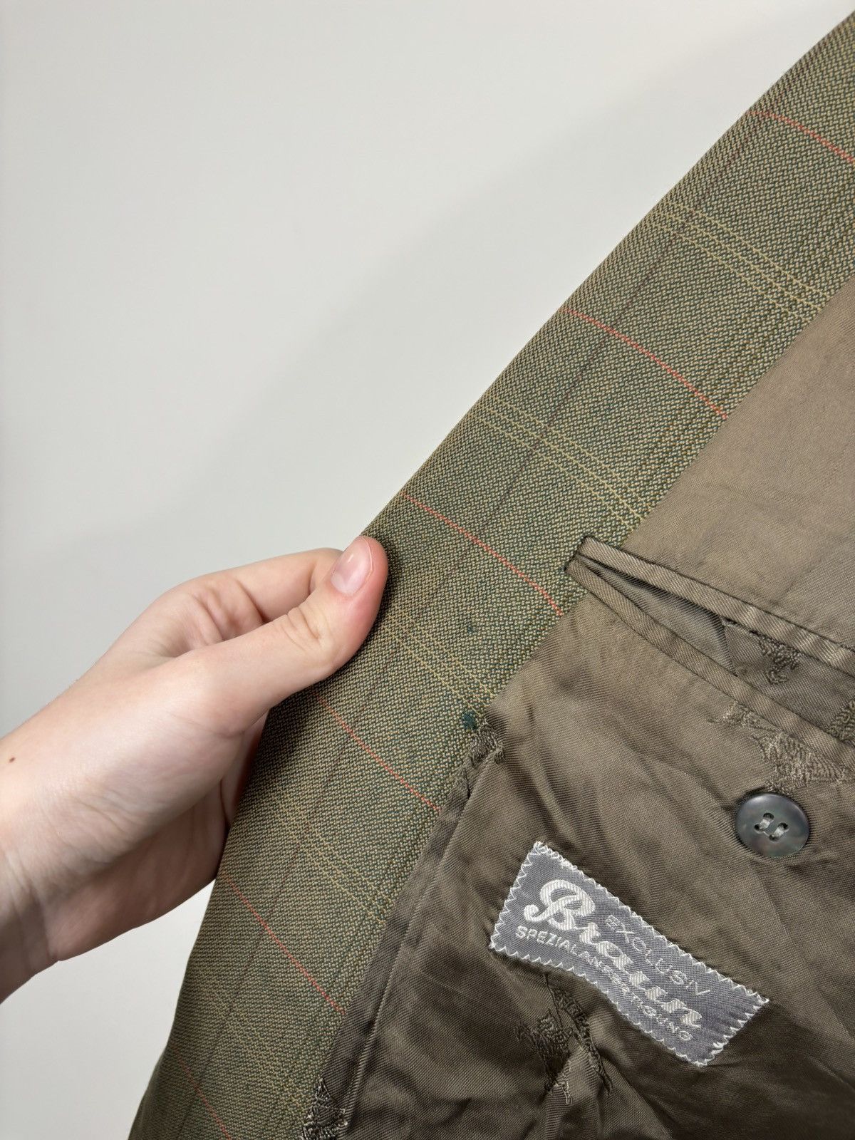 Burberry Vintage Burberry Prince Of Wales Check Wool Blazer Jacket Size 46R - 10 Thumbnail