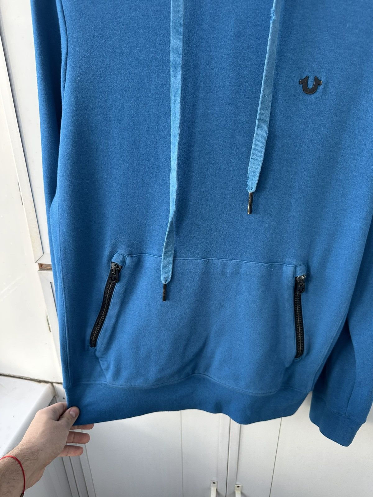 True Religion Vintage Oversize True Religion Hoodie Metal Logo Size US L / EU 52-54 / 3 - 12 Thumbnail