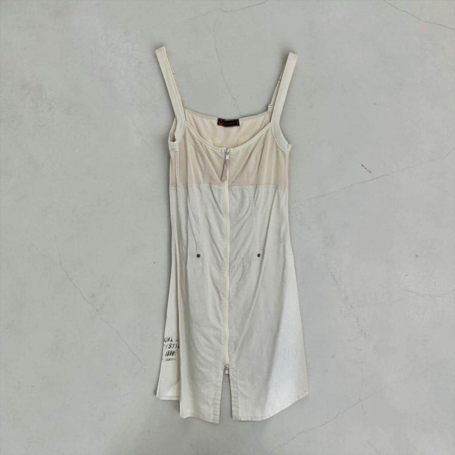 Other The Cop Copine Neutral Zipped Mini Dress Size ONE SIZE - 3 Thumbnail
