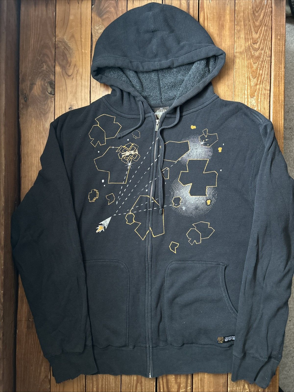 Optic Gaming × Vintage Vintage 2010 G4 Gaming Space Rocks 1/1000 Black Zip Hoodie Size US XL / EU 56 / 4 - 1 Thumbnail