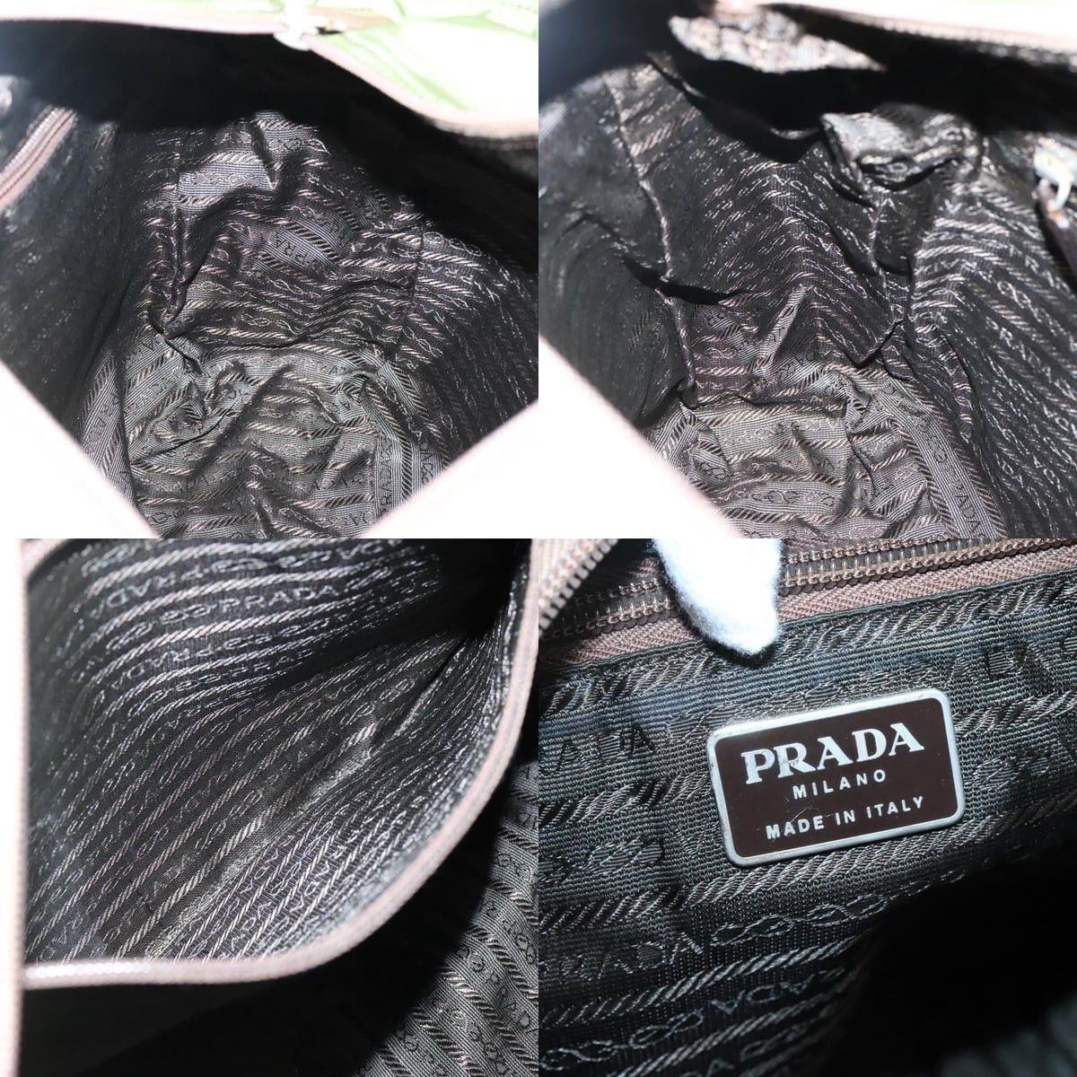 Prada PRADA Shoulder Bag Nylon Khaki Silver Size ONE SIZE - 12 Thumbnail