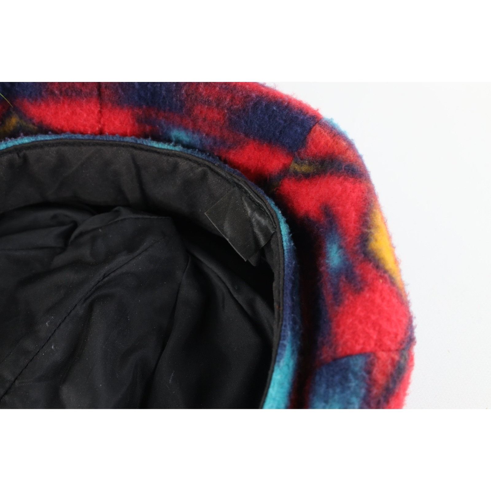 Vintage Vintage 90s Streetwear Rainbow Fleece Newsboy Cabbie Hat Size ONE SIZE - 7 Thumbnail