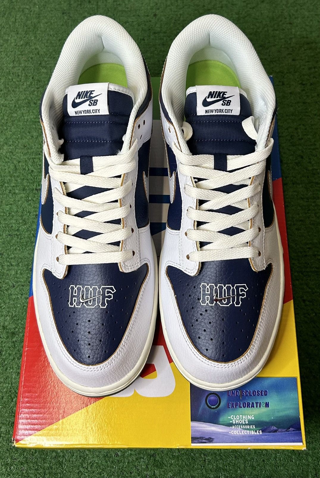 Huf × Nike Nike SB Dunk low Huf New York City Size US 12 / EU 45 - 2 Thumbnail