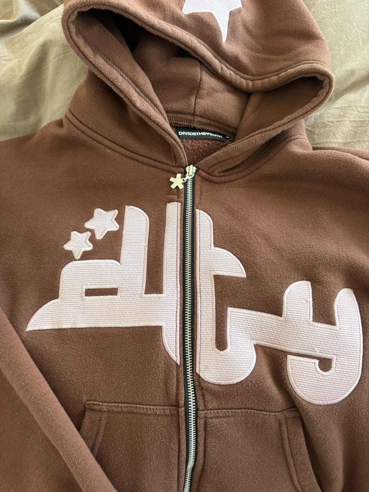 Other Divide the Youth Brown Zip Up Size M / US 6-8 / IT 42-44 - 2 Thumbnail