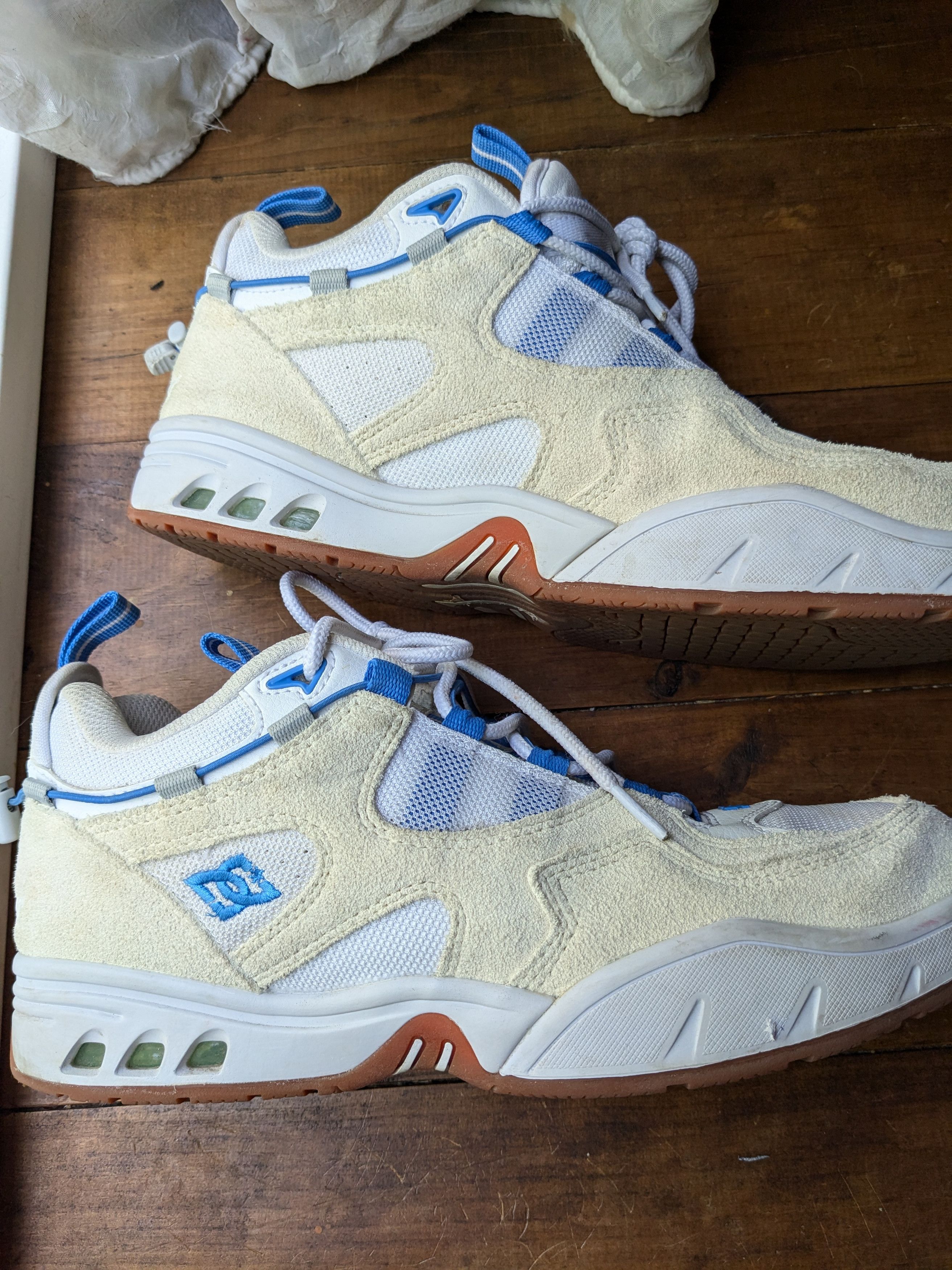 Butter Goods × DC DC x Butter Goods white and blue skate shoe Size US 11.5 / EU 44-45 - 3 Thumbnail