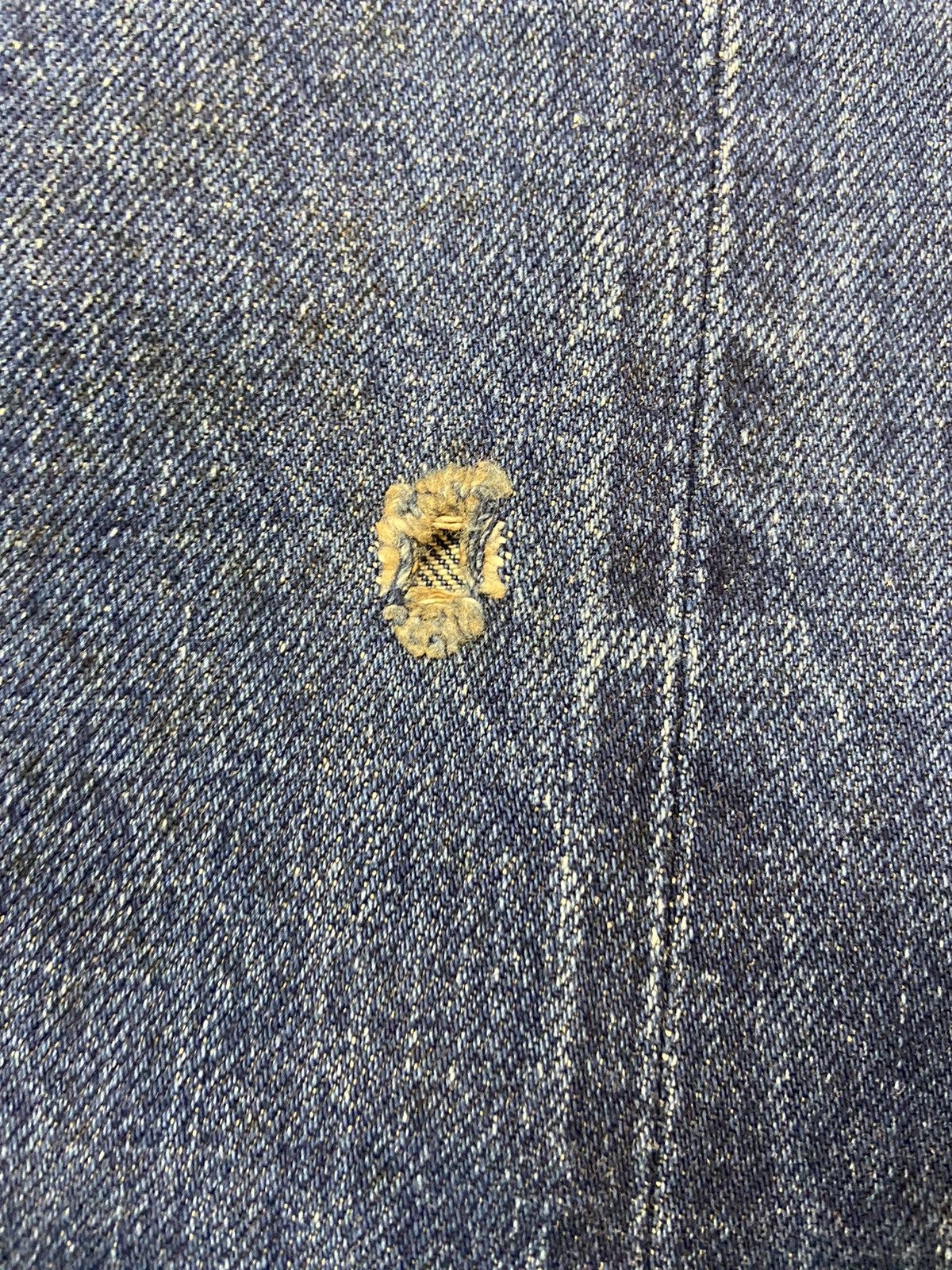 Japanese Brand × Vintage Vintage Bartack Mud Honey Comb Selvedge Denim Size US 30 / EU 46 - 5 Thumbnail