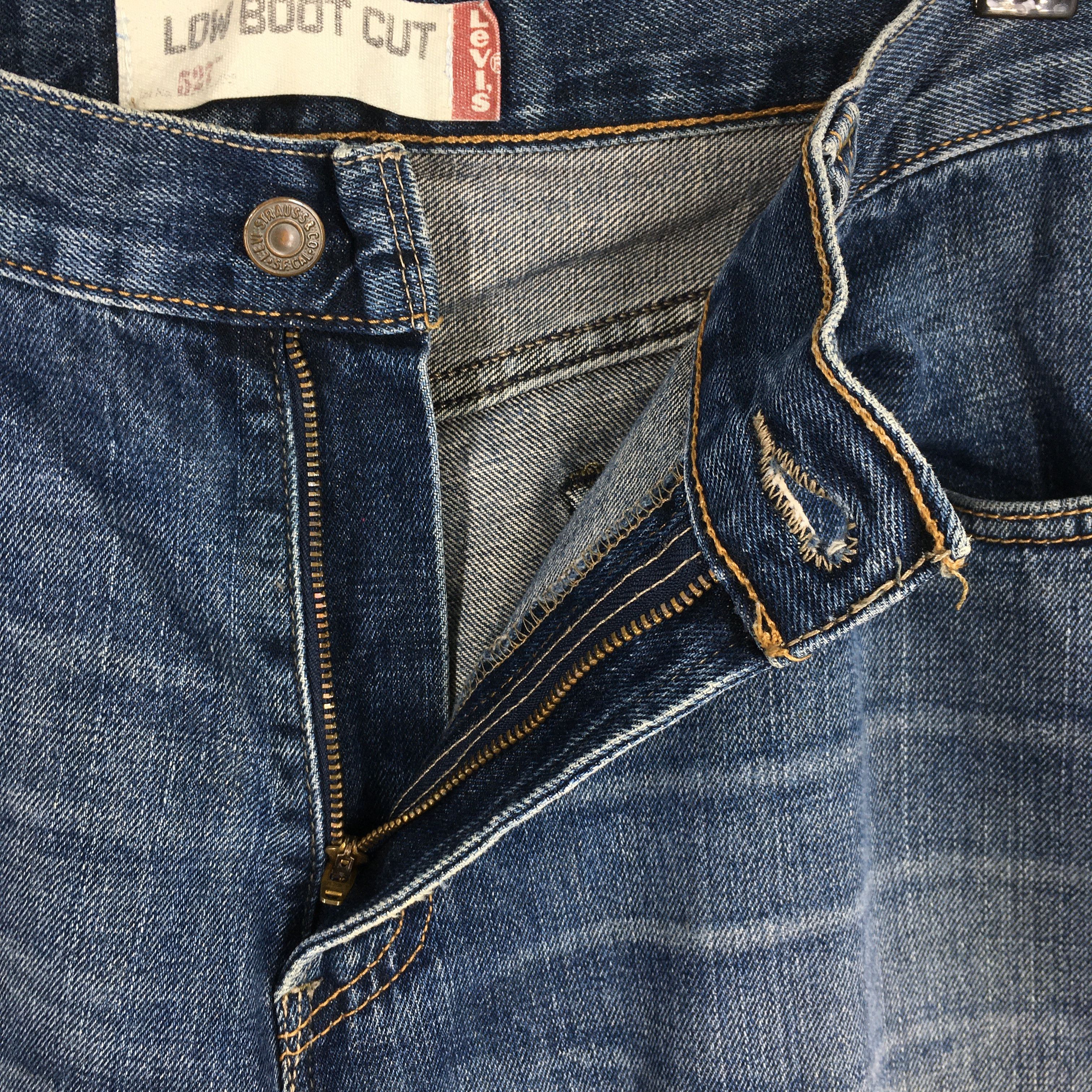 Levi's Size 34x29 Vintage Levi's 527 Low Bootcut Jeans S196 Size US 34 / EU 50 - 6 Thumbnail