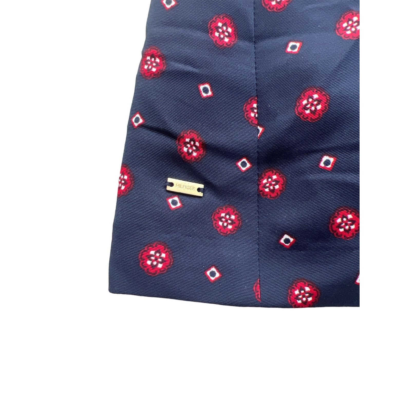 Tommy Hilfiger Tommy Hilfiger A-line Dress Navy Gold Front Zipper Size 0 Size XS / US 0-2 / IT 36-38 - 5 Thumbnail