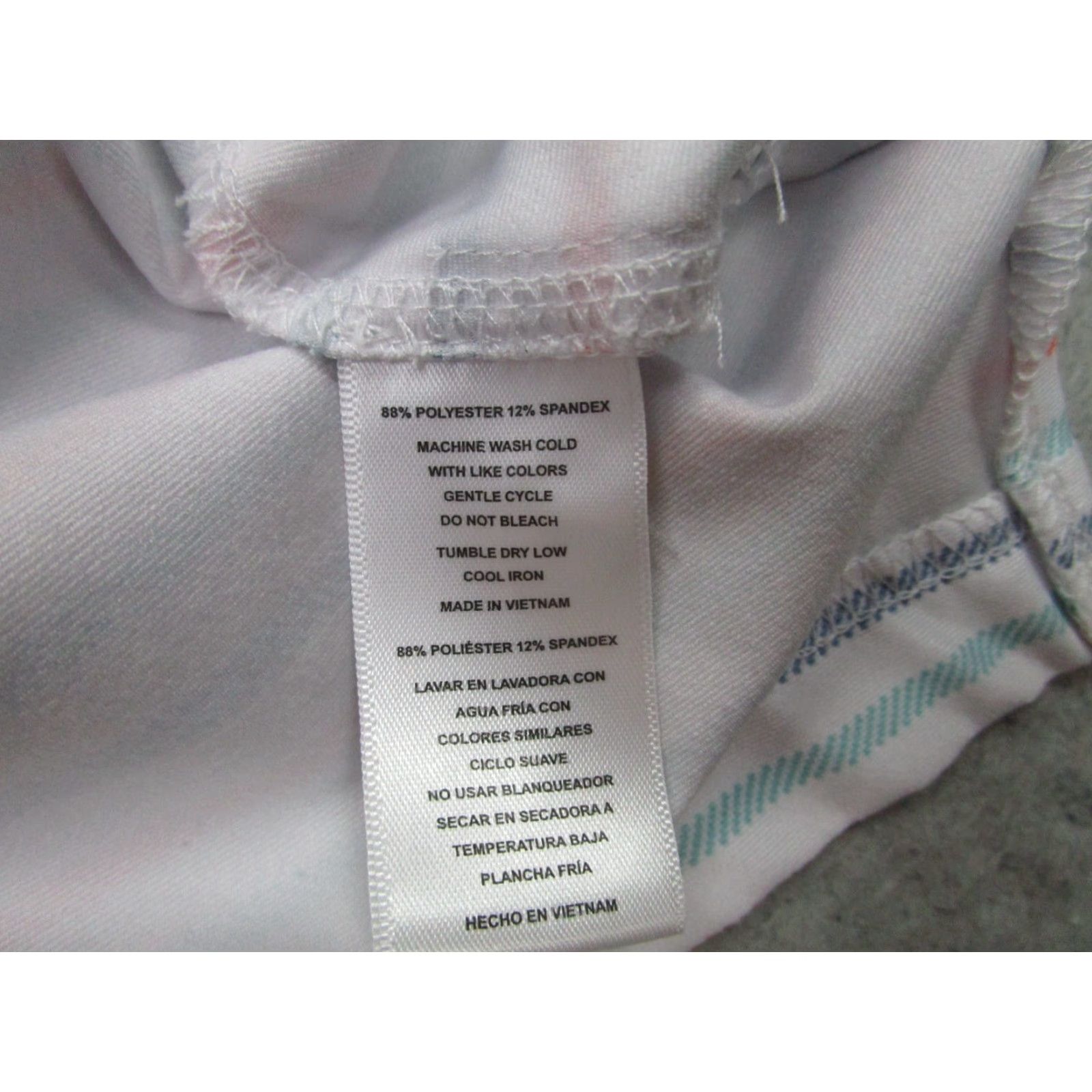 Vintage Hickey Freeman Polo Shirt Mens 2XL White Blue Striped Stretch Performance Golf Casual Workwear Short Sleeve Polo Shirt Size US XXL / EU 58 / 5 - 6 Thumbnail