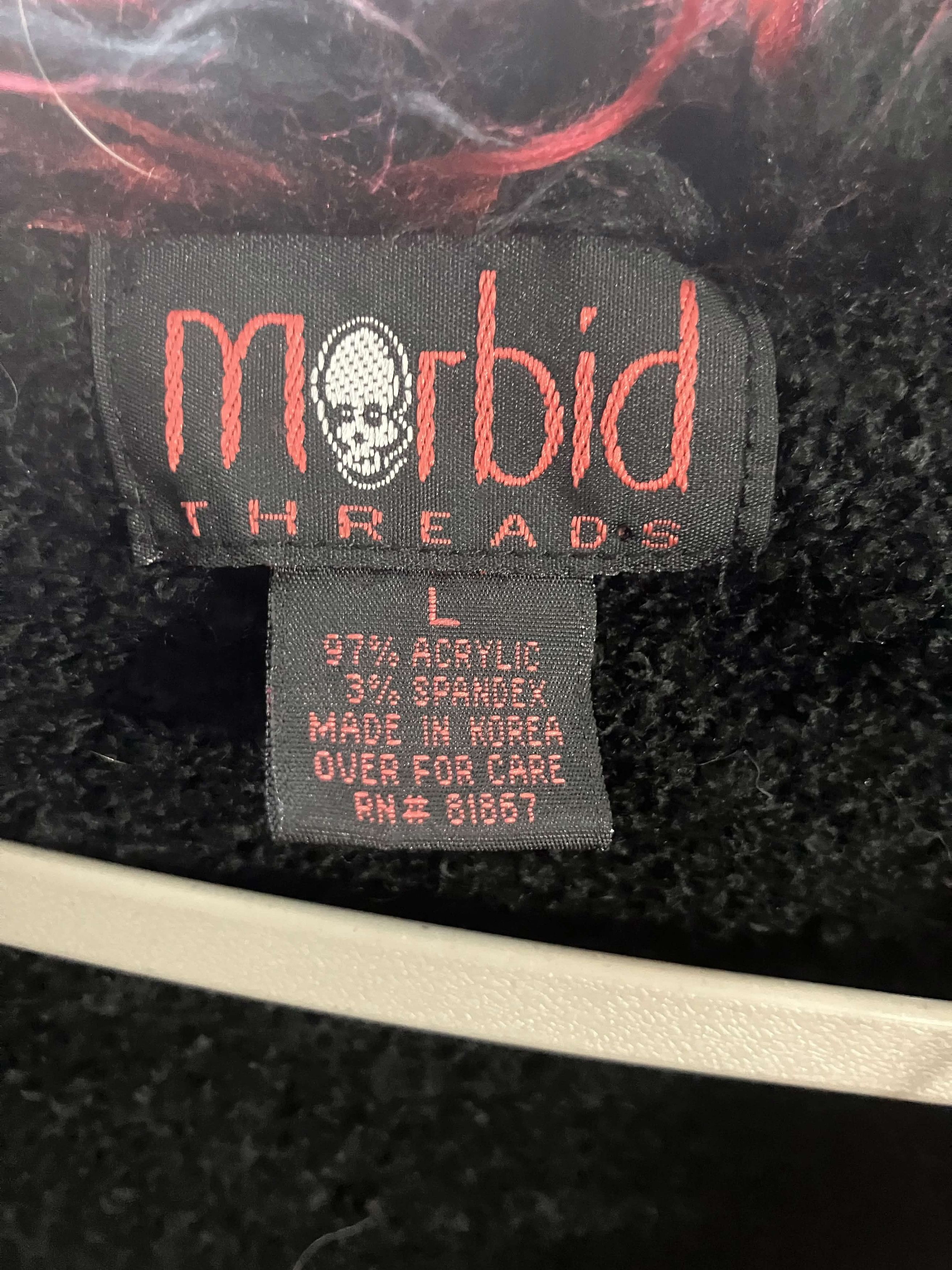 Tripp NYC EXTREMELY RARE Morbid Thread Red & Black fur zip Size US L / EU 52-54 / 3 - 4 Thumbnail