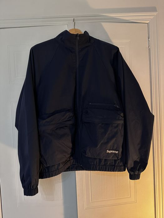 Supreme Supreme Raglan Utility Jacket Navy | Grailed