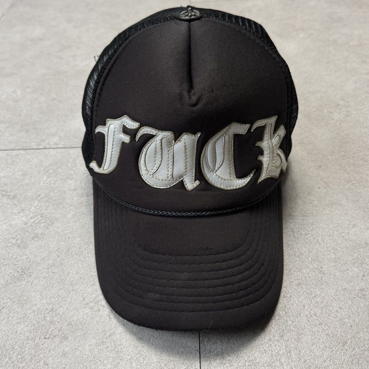 Chrome Hearts Chrome hearts FUCK Patch Tracker Cap Hat Size ONE SIZE - 2 Thumbnail