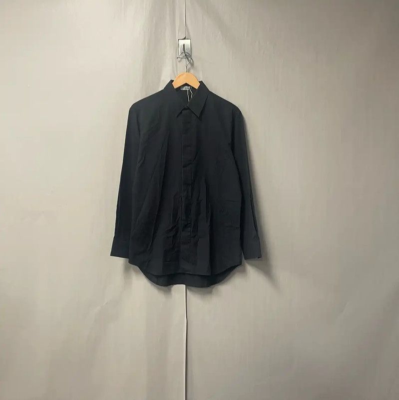 Dior Dior Black Cotton Long Sleeve Shirt 0089 Size US L / EU 52-54 / 3 - 1 Thumbnail
