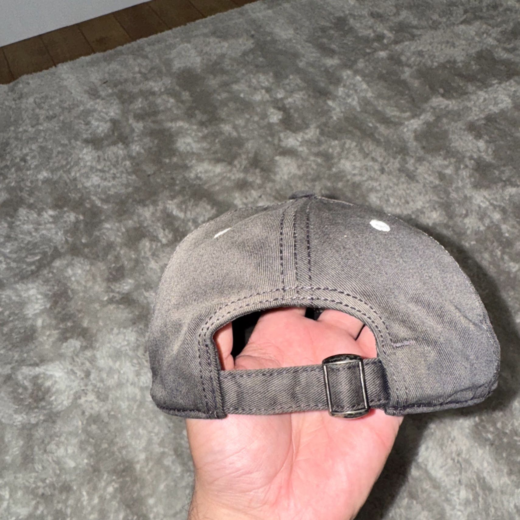 Vintage Rolling Stones Tongue Logo Adjustable Hat Black Baseball Cap Dad Hat Men One Size Merch Size ONE SIZE - 3 Thumbnail