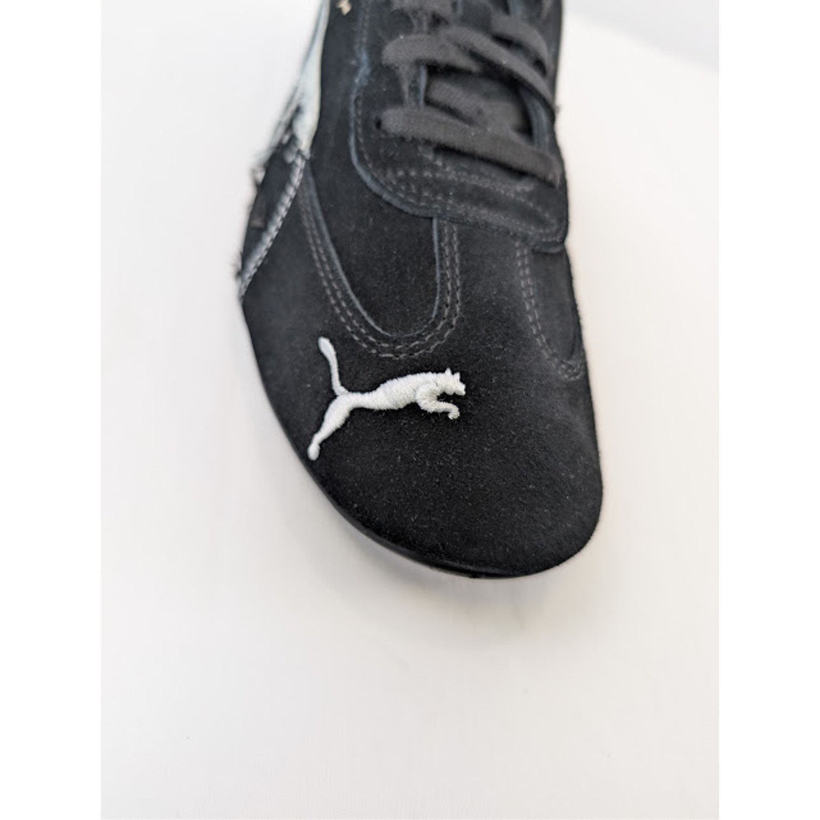 Balenciaga × Puma o1rshd1 Q:3 / Speedcat Destroyed Low Top Sneaker Black/White Size US 13 / EU 46 - 15 Thumbnail