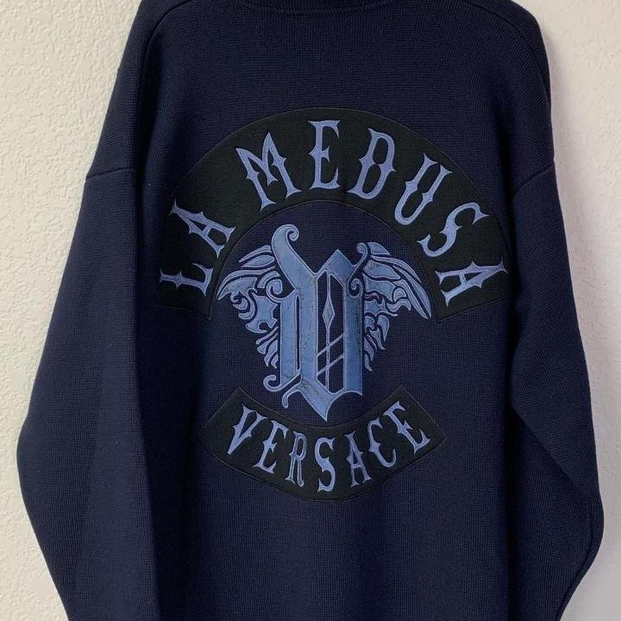 Versace Rare Gianni Versace La Medusa Versace Knit Jacket Size US L / EU 52-54 / 3 - 5 Thumbnail
