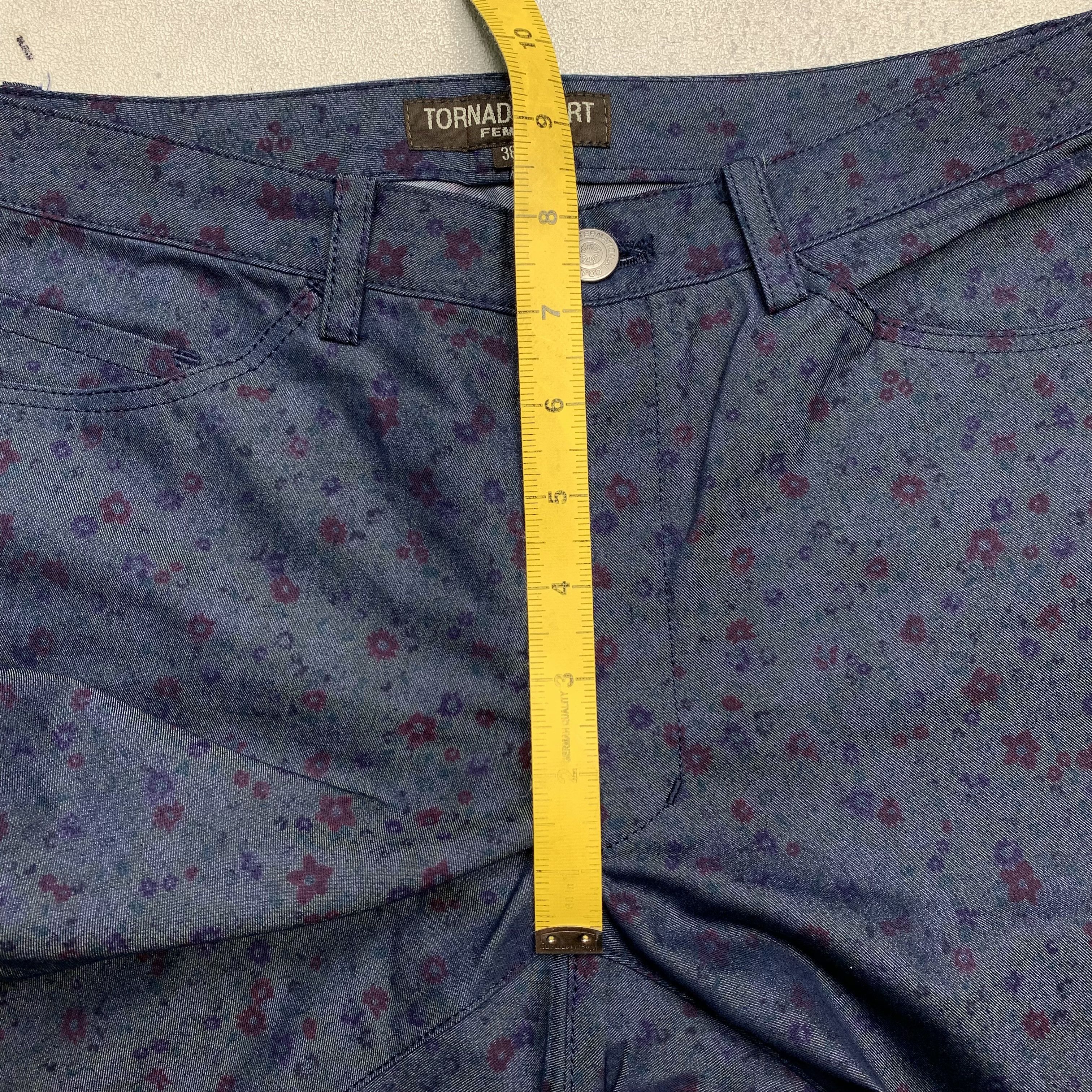 Tornado Mart Tornado Mart Printed Trousers Pants Size 28" / US 6 / IT 42 - 11 Thumbnail