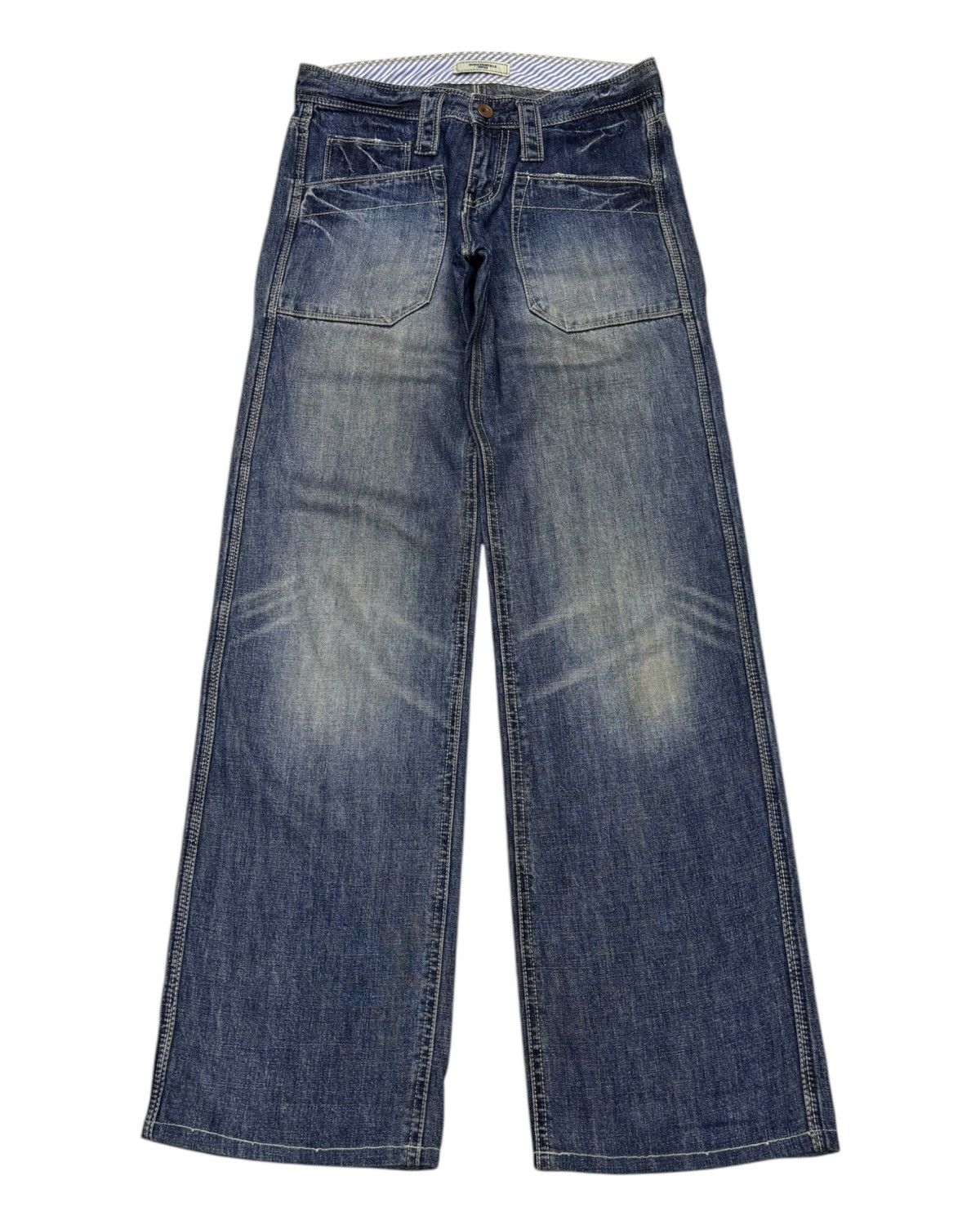 If Six Was Nine 💥90s Style💥Distressed Denim Japan Honeysuckle Jeans Size US 29 - 1 Thumbnail