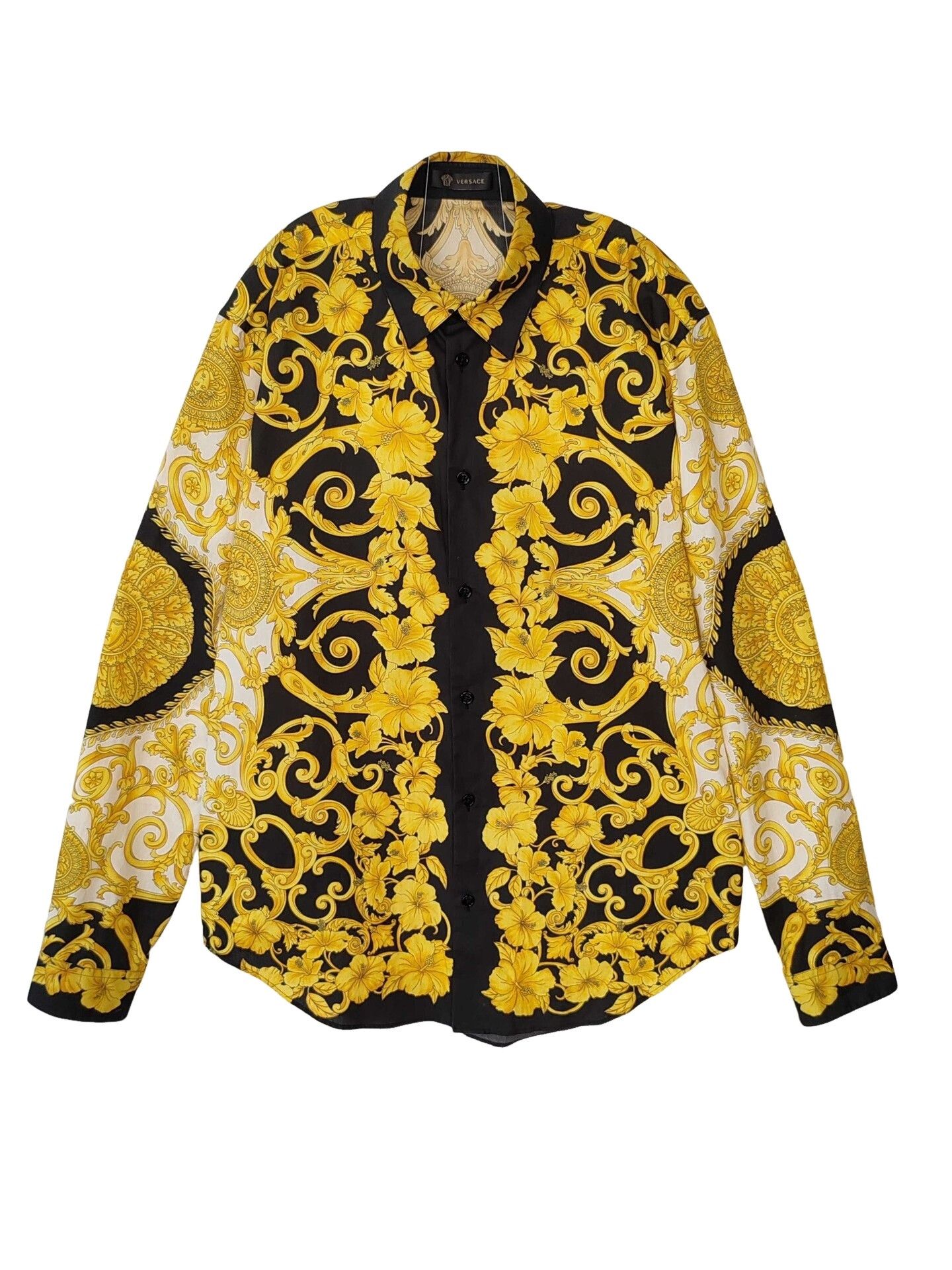 Versace Versace Baroque Logo Shirt US M Size US M / EU 48-50 / 2 - 1 Thumbnail