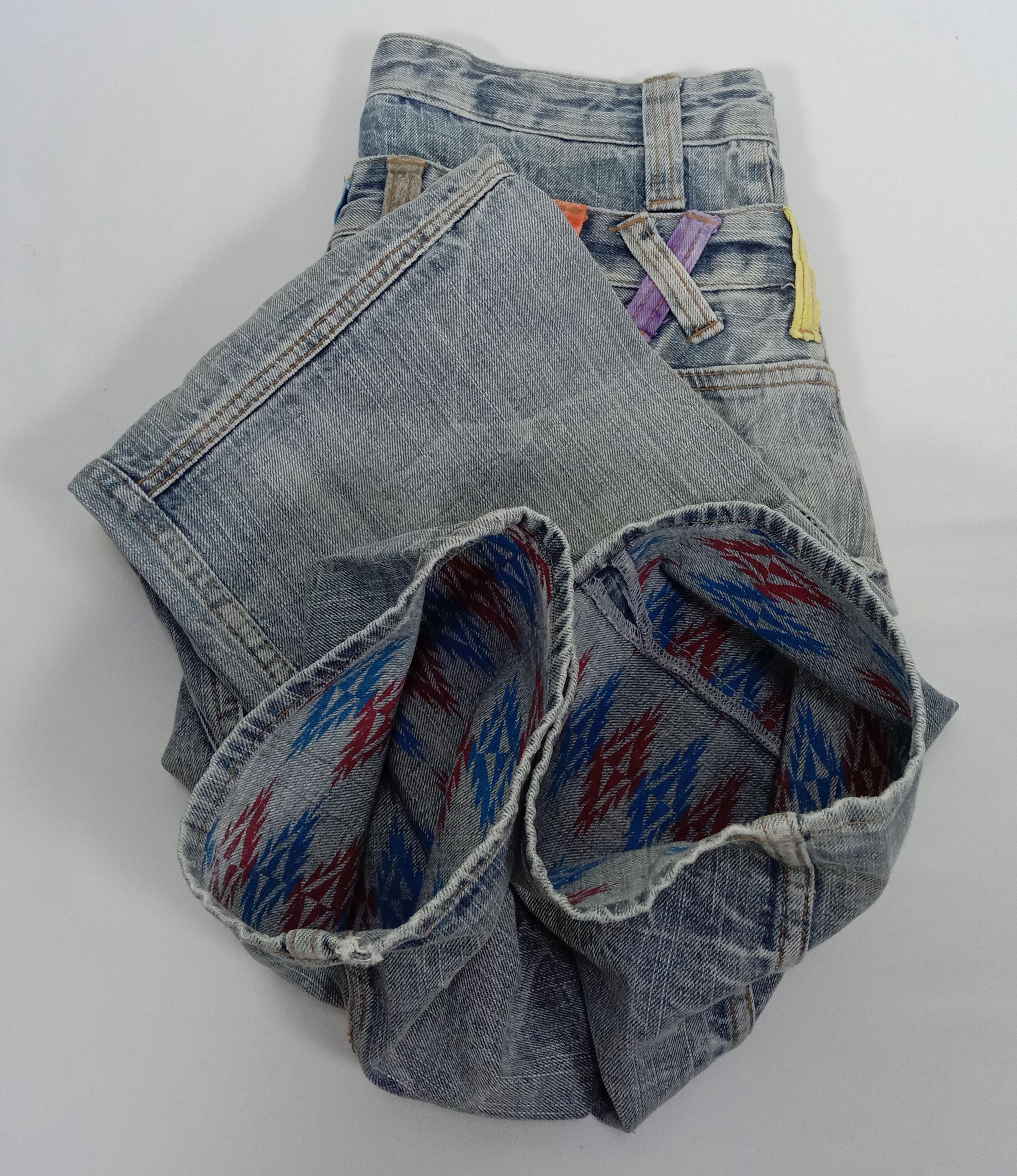 Japanese Brand Vintage Japanese Memory Special Double Waist Jeans Size US 30 / EU 46 - 15 Thumbnail