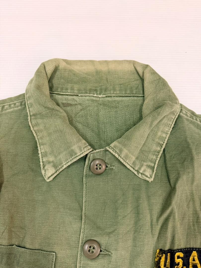 Vintage 80s US ARMY Long Sleeve Button Shirt Vintage Size US S / EU 44-46 / 1 - 3 Thumbnail