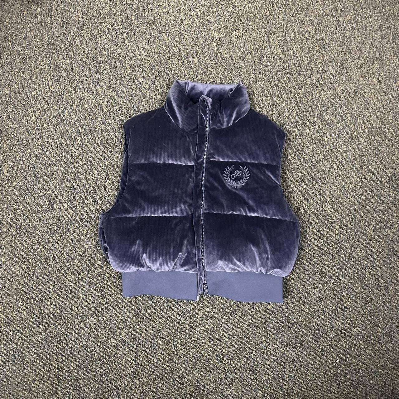 Designer New with tags Victoria’s Secret PINK navy blue velvet Size M / US 6-8 / IT 42-44 - 1 Thumbnail