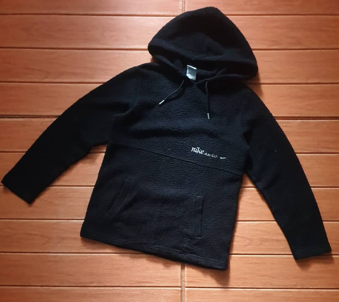 Nike Nike just do black colour fleece Sweater Size M / US 6-8 / IT 42-44 - 1 Thumbnail