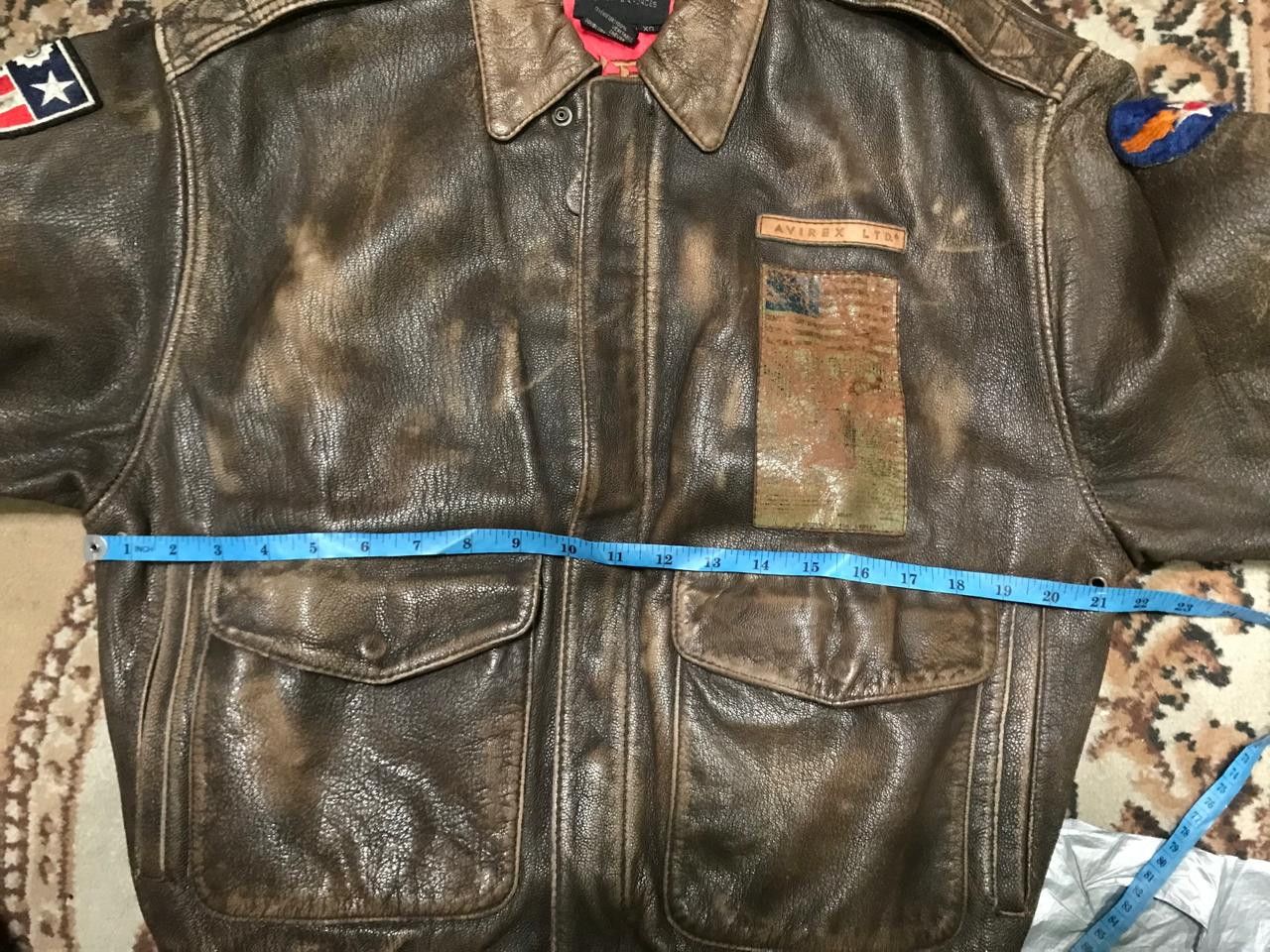 Avirex Avirex Type A2 Leather Flight Jacket Goatskin Flying Tiger Size US XS / EU 42 / 0 - 23 Thumbnail