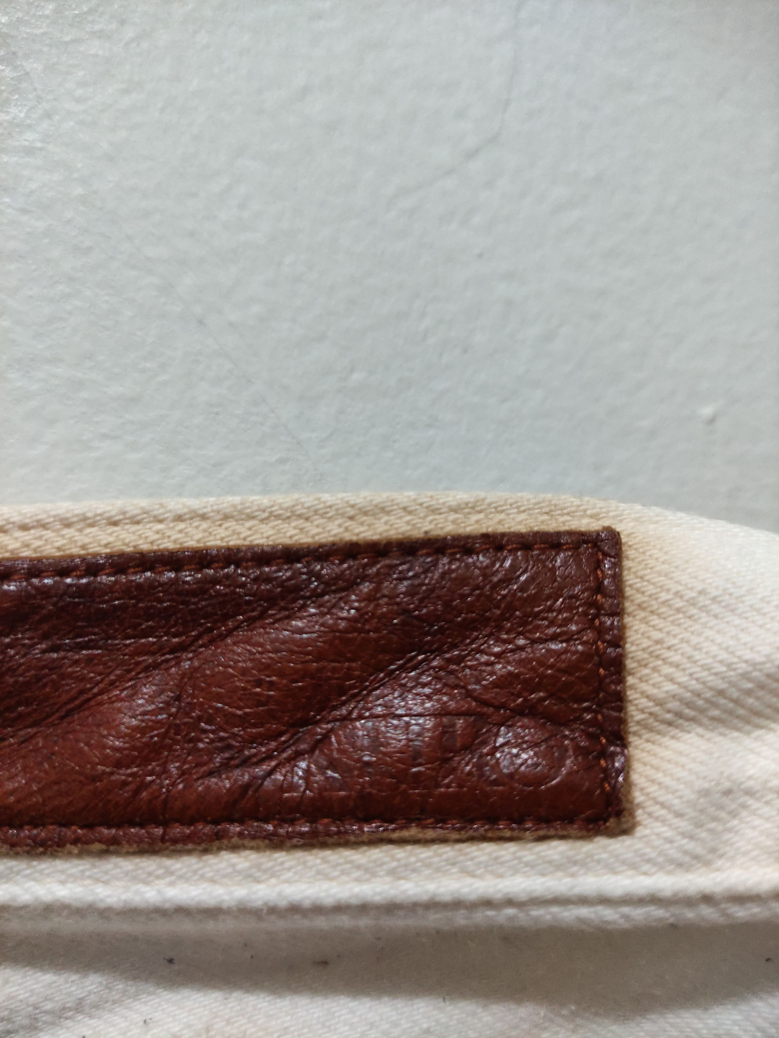 Japanese Brand × KURO Kuro Japan Diamante Buttonfly Redline White Denim Size US 32 / EU 48 - 11 Thumbnail