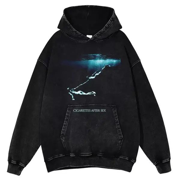 VIBE Streetwear Design Rare Washed Hoodie Sweatshirt Size US L / EU 52-54 / 3 - 1 Thumbnail