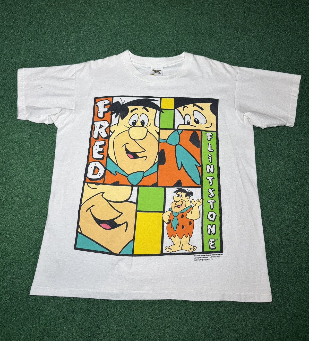 Cartoon Network 90s Fred Flinstone Hanna Barbera Cartoon Network L T Shirt Size US L / EU 52-54 / 3 - 1 Thumbnail