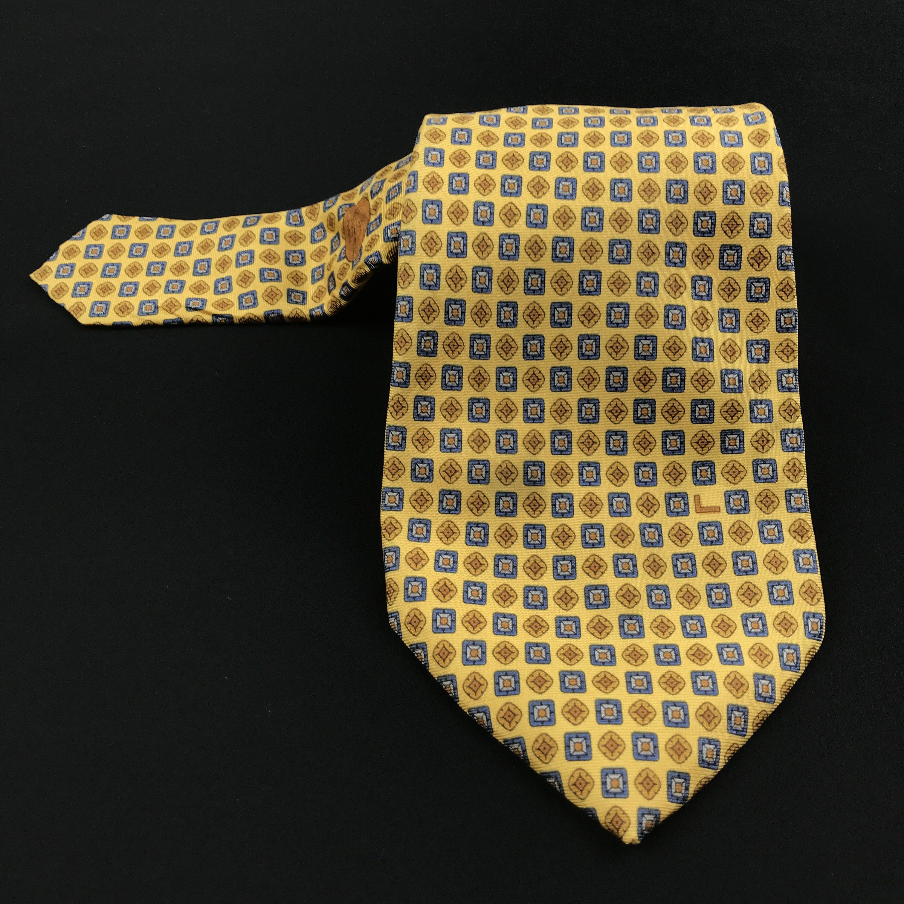 Lancel × Vintage Vintage Lancel Silk Necktie Size ONE SIZE - 1 Thumbnail